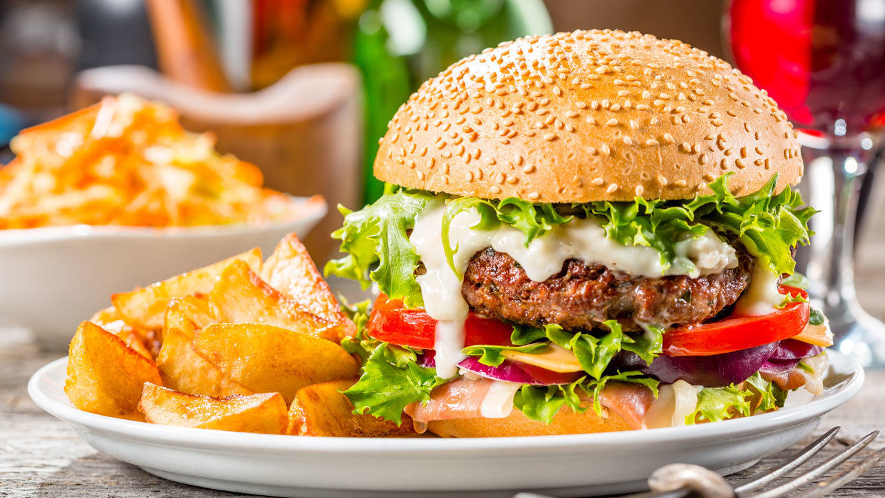 American Style Burger & Fries