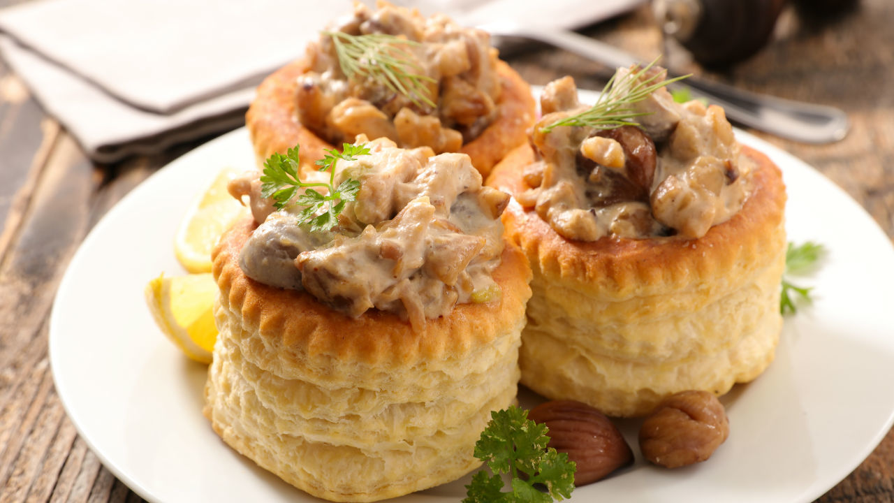 Chicken & Wild Mushroom Vol au Vent