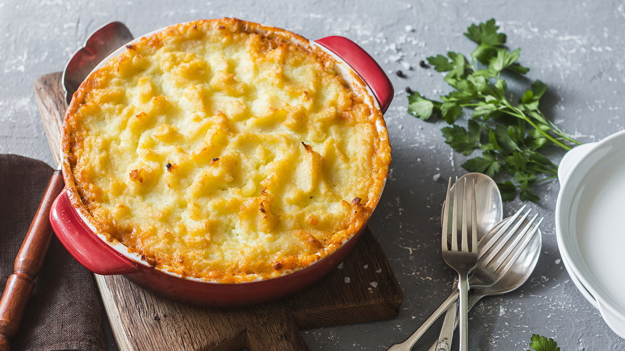 Cheesy Leek and Potato Pie