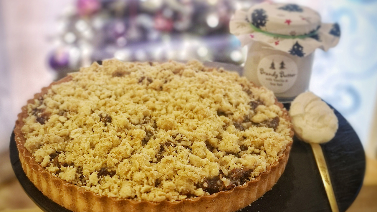 'Pimped Up' Mince Crumble Tart