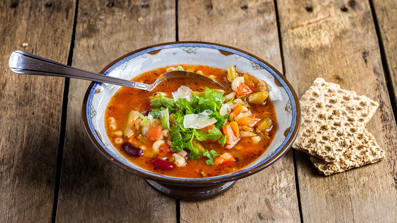 Minestrone Soup With Orzo