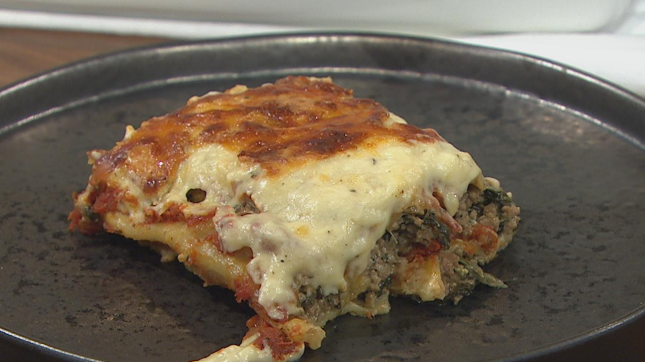 Beef Mince & Spinach Cannelloni