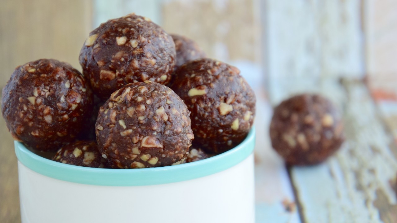 Coated Chocolate Protein Balls