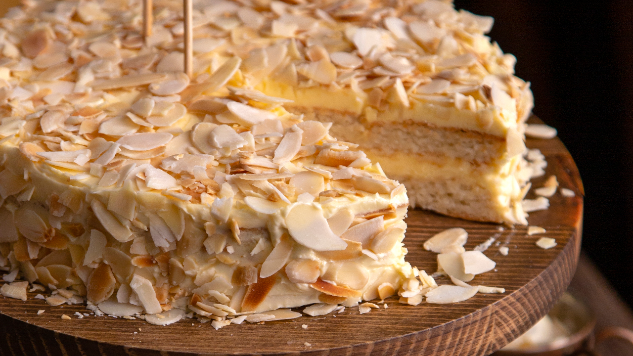 Scandinavian Style Almond Cake