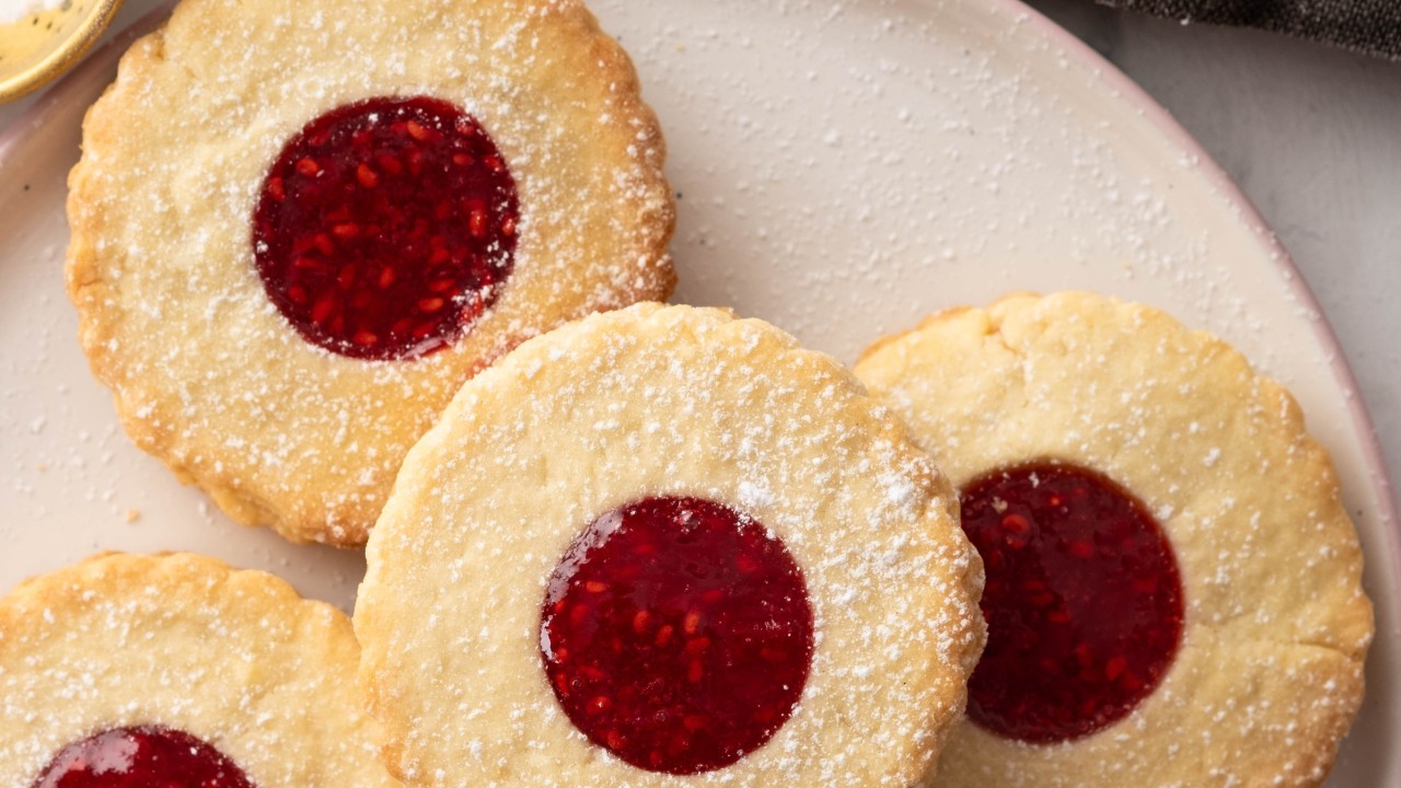 Pressed Flower Biscuits