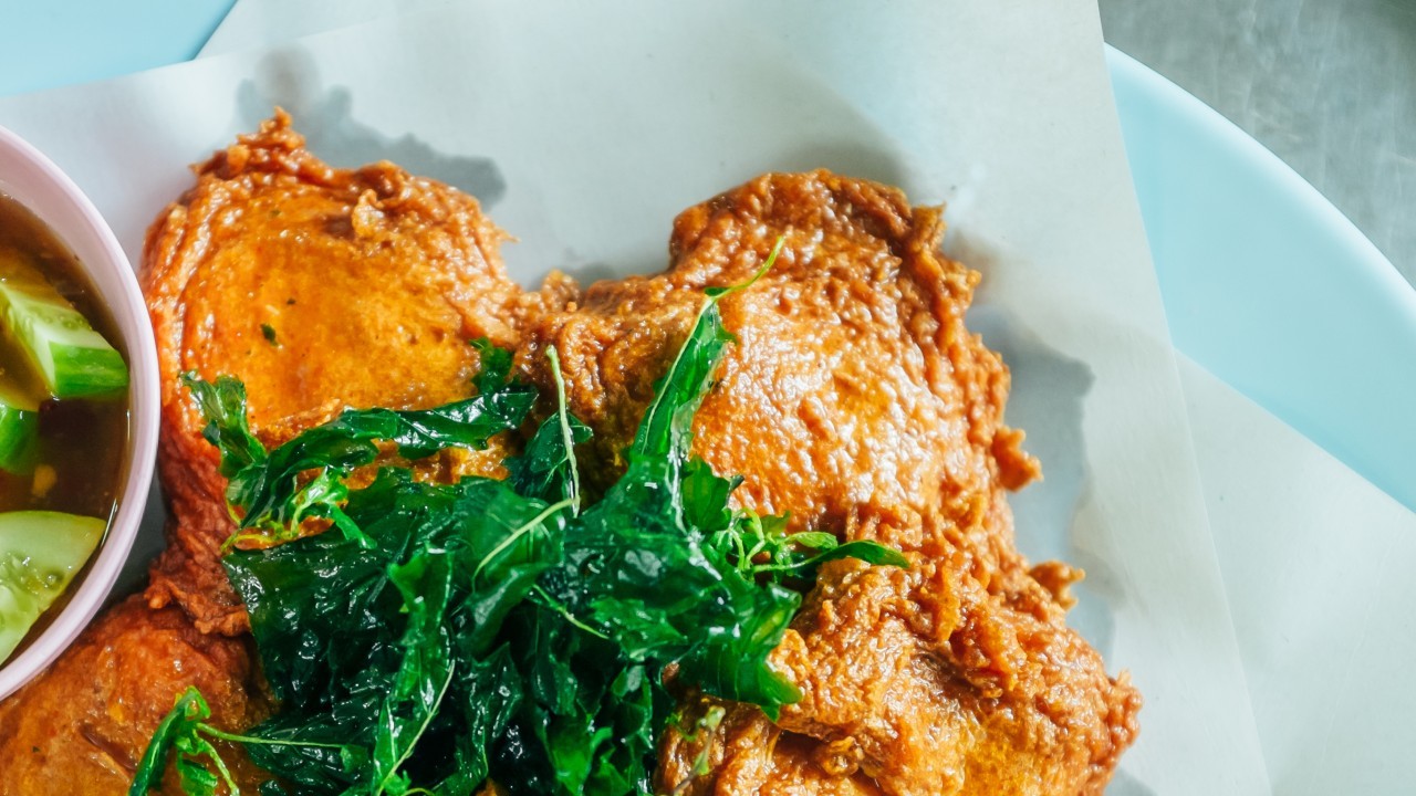 Thai Fish Cakes With Spicy Pickled Vegetables