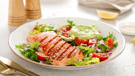 Glazed Sesame Salmon