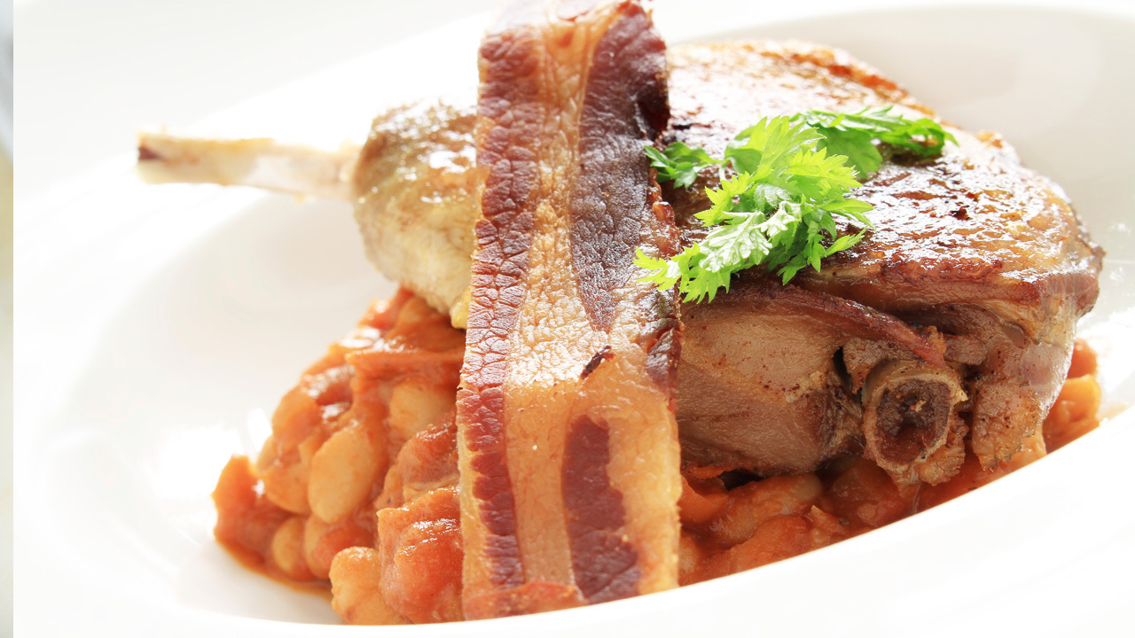 Duck Cassoulet Two ways