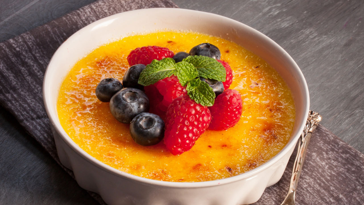 Passion Fruit Crème Brulee